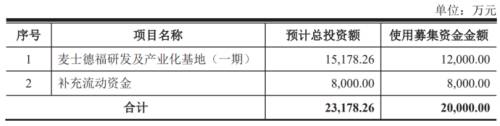 8麦士募资项目.png