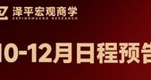 【泽平宏观商学】四季度规划来了！任博士带你去企业实战研学！