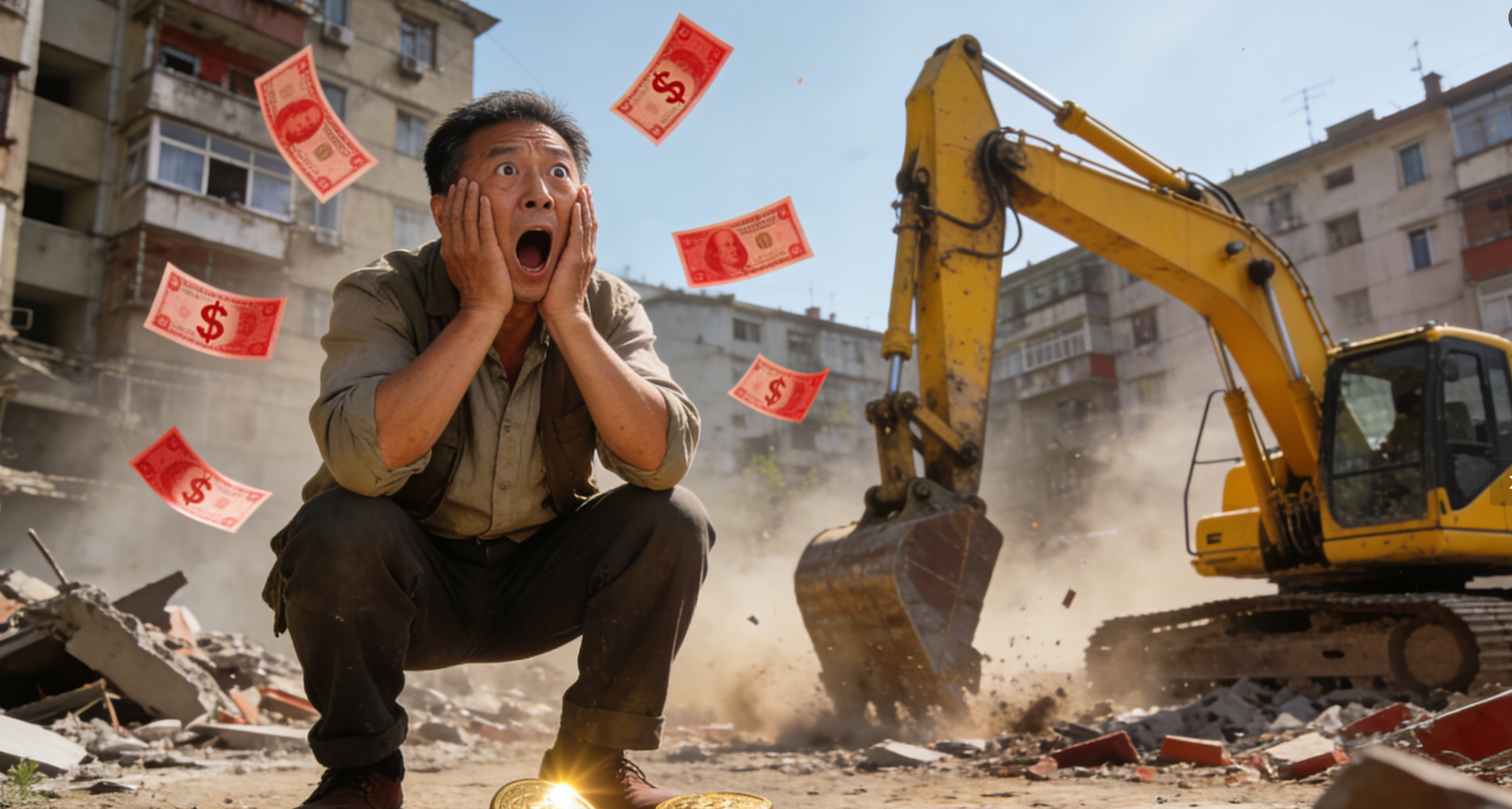 拆迁户傻眼了！100亿落地，今年的补偿金简直开挂