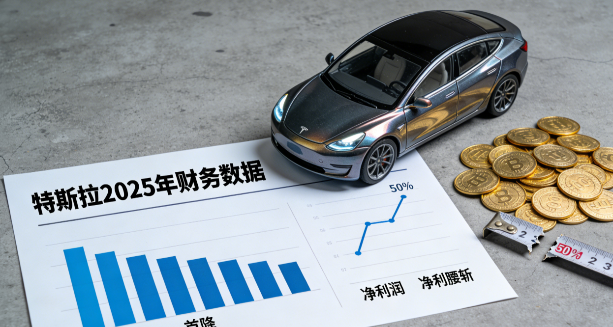 特斯拉2025年营收首降、净利腰斩：被比亚迪反超，毛利率跌至15.4%