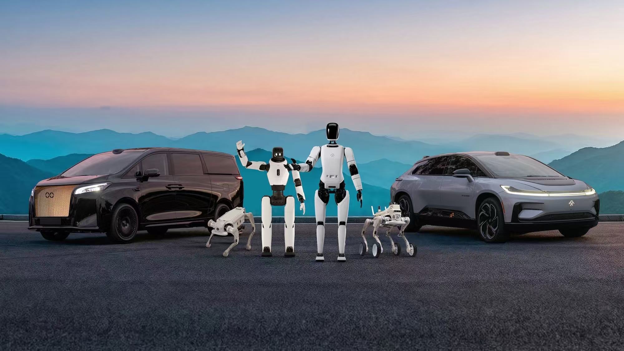 贾跃亭发布人形机器人，最贵34990美元起