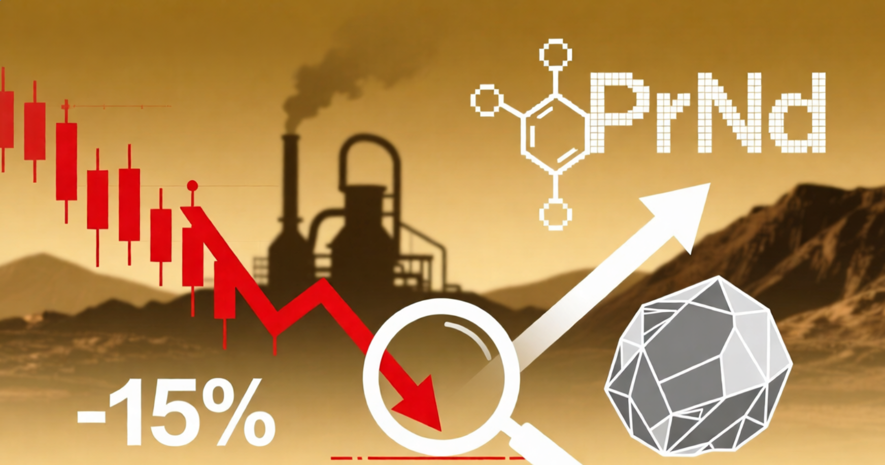 有色板块回调15%！氧化镨钕、黑钨精矿逆势大涨，错杀机会浮现