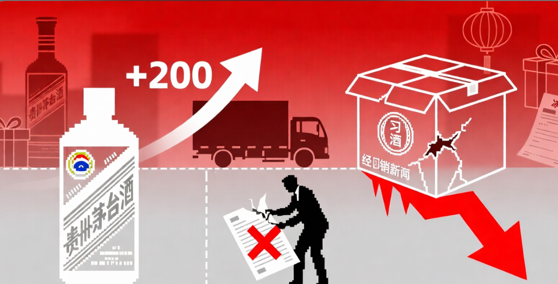 2026春节白酒“冰与火”：飞天茅台半月涨200元，圆习酒却“跳水”，酒商连夜撤单止损